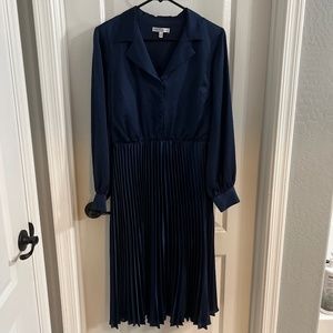 Silk Royal Blue Dress